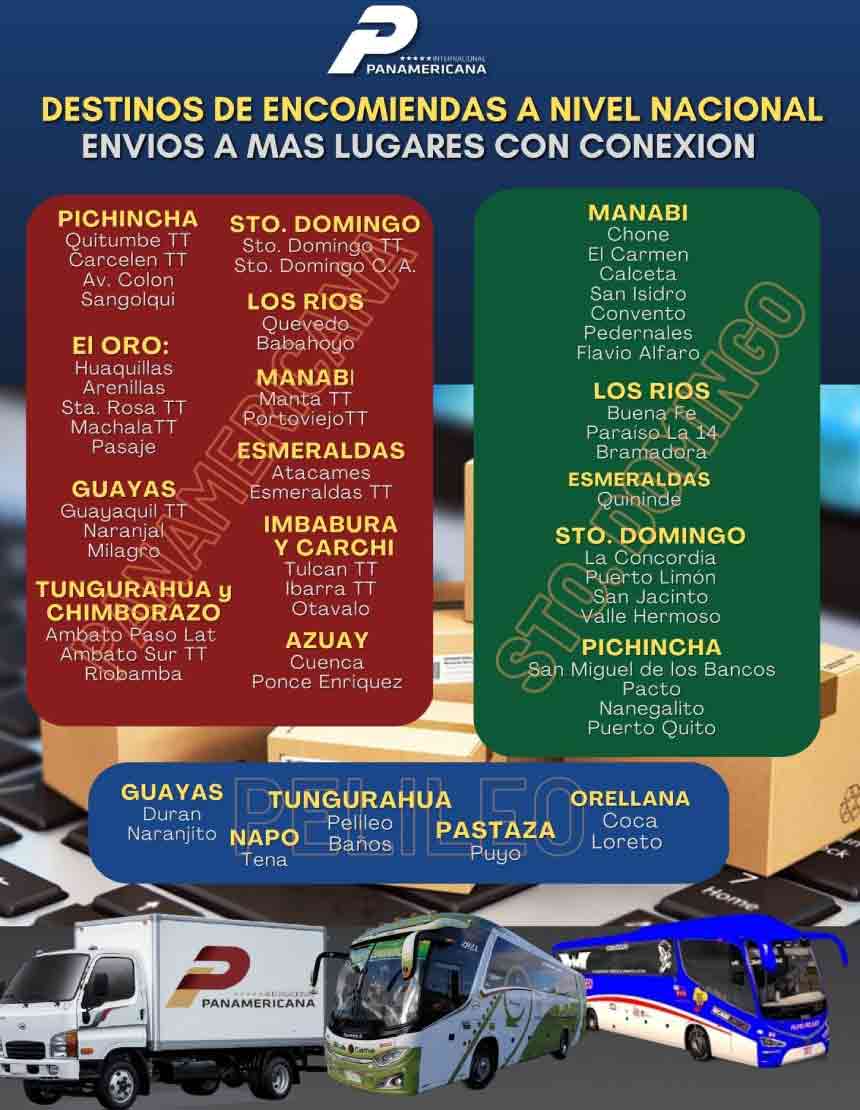 encomiendas transportes panamericana